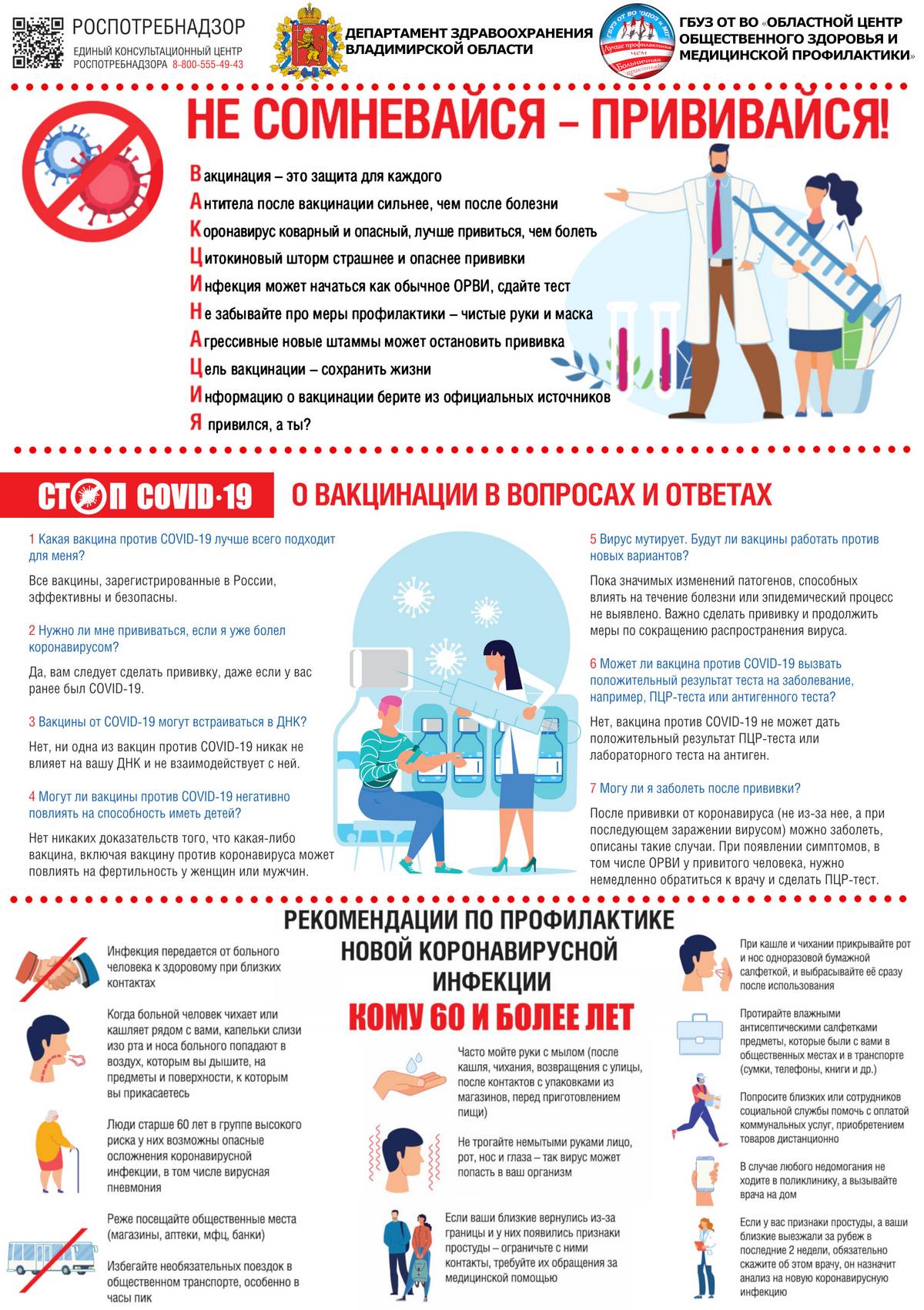 Не сомневайся — прививайся!